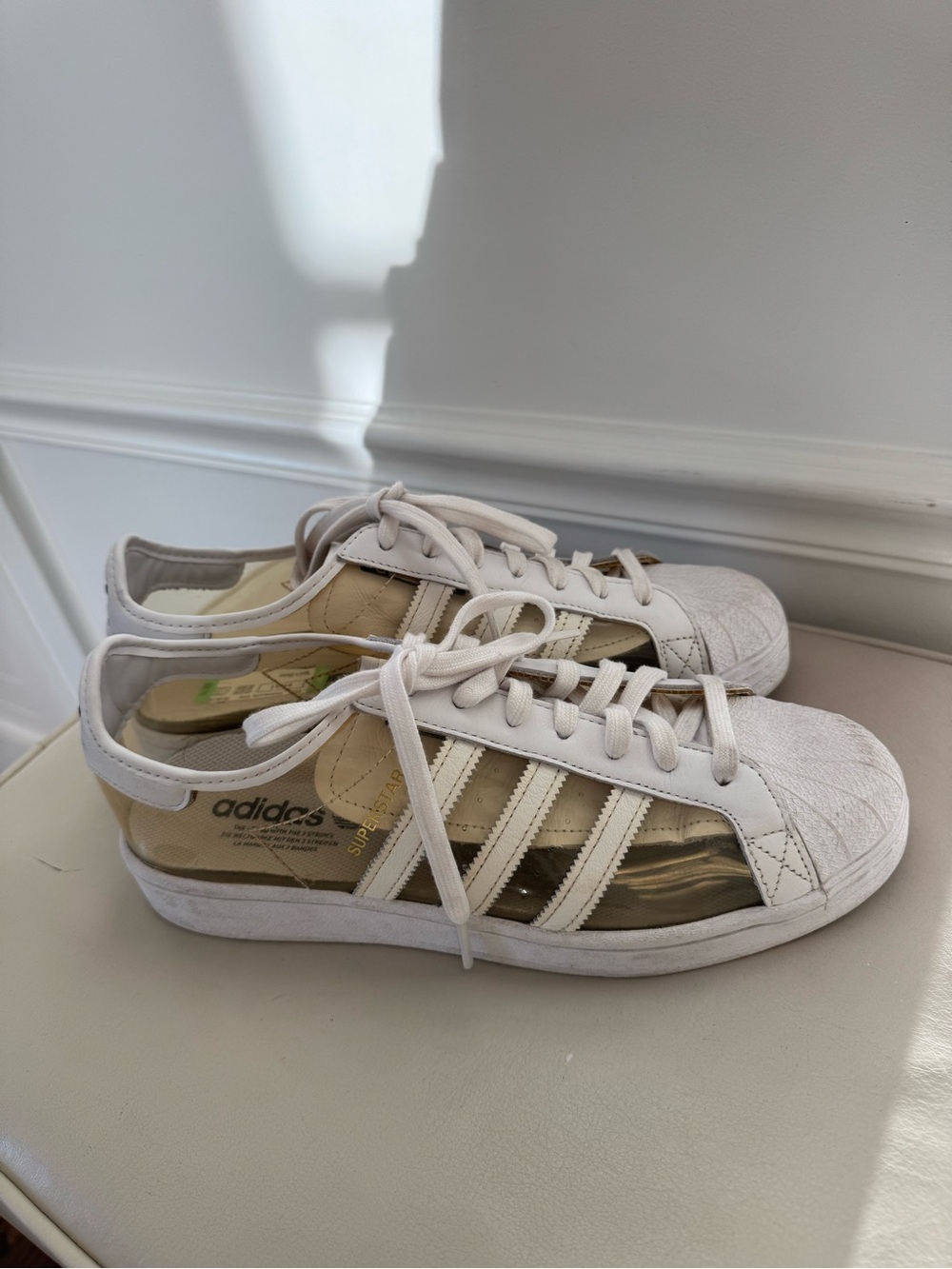 Adidas Superstar Clear Transparent 10.5